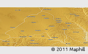 Physical Panoramic Map of Yulin