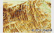 Physical 3D Map of Zhengba