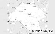 Silver Style Simple Map of Zhengba