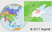 Political Location Map of Boxing, highlighted parent region