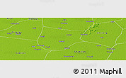 Physical Panoramic Map of Chengwu