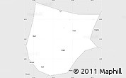 Silver Style Simple Map of Chengwu