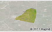 Satellite 3D Map of Dingtao, lighten, semi-desaturated