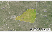 Satellite 3D Map of Dingtao, semi-desaturated