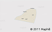 Shaded Relief 3D Map of Dingtao, single color outside