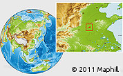 Physical Location Map of Dingtao
