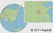 Savanna Style Location Map of Dingtao