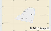 Classic Style Map of Dingtao, single color outside