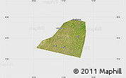 Satellite Map of Dingtao, single color outside