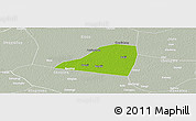 Physical Panoramic Map of Dingtao, lighten, semi-desaturated