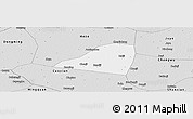 Silver Style Panoramic Map of Dingtao