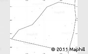 Blank Simple Map of Dingtao, no labels