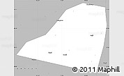 Gray Simple Map of Dingtao