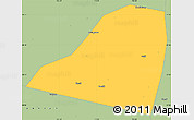Savanna Style Simple Map of Dingtao