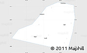 Silver Style Simple Map of Dingtao, single color outside