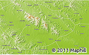Physical 3D Map of Feixian