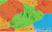 Political 3D Map of Feixian