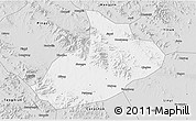 Silver Style 3D Map of Feixian
