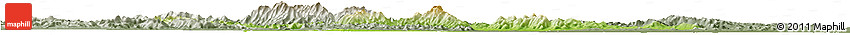 Physical Horizon Map of Feixian, semi-desaturated