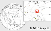 Blank Location Map of Feixian