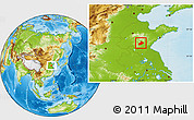 Physical Location Map of Feixian