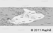 Gray Panoramic Map of Feixian