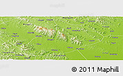 Physical Panoramic Map of Feixian