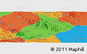 Political Panoramic Map of Feixian