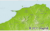 Physical 3D Map of Huang Xian
