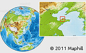 Physical Location Map of Huang Xian