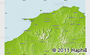Physical Map of Huang Xian