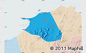 Political Map of Huang Xian, lighten