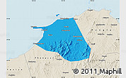 Political Map of Huang Xian, shaded relief outside