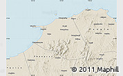 Shaded Relief Map of Huang Xian