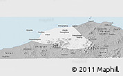 Gray Panoramic Map of Huang Xian