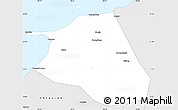 Silver Style Simple Map of Huang Xian