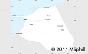 Silver Style Simple Map of Huang Xian, single color outside