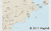 Shaded Relief 3D Map of Jiaonan