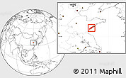 Blank Location Map of Jiaonan