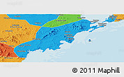 Political Panoramic Map of Jiaonan