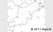 Blank Simple Map of Jiaonan