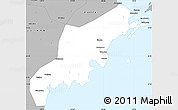 Gray Simple Map of Jiaonan