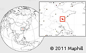 Blank Location Map of Junan