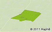Physical 3D Map of Linqing, lighten