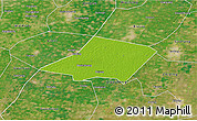 Physical 3D Map of Linqing, satellite outside