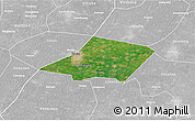 Satellite 3D Map of Linqing, lighten, desaturated