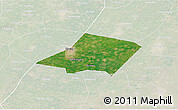 Satellite 3D Map of Linqing, lighten