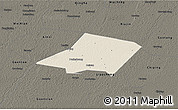 Shaded Relief 3D Map of Linqing, darken