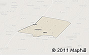 Shaded Relief 3D Map of Linqing, lighten