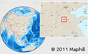Shaded Relief Location Map of Linqing